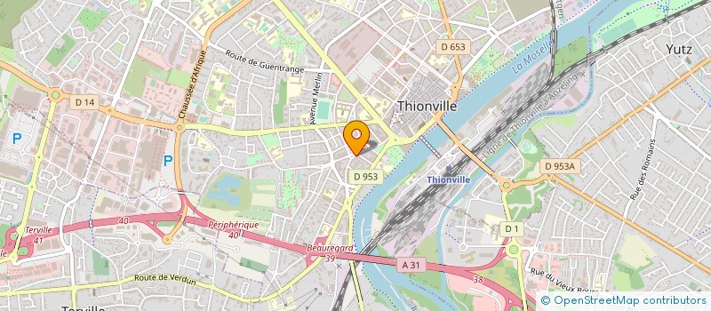 localisation de l'entreprise MONSIEUR IRFAN BITAJ  THIONVILLE