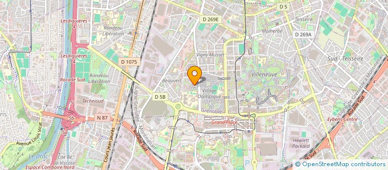 localisation de l'entreprise MONSIEUR IRFAN MUHAMMAD  GRENOBLE