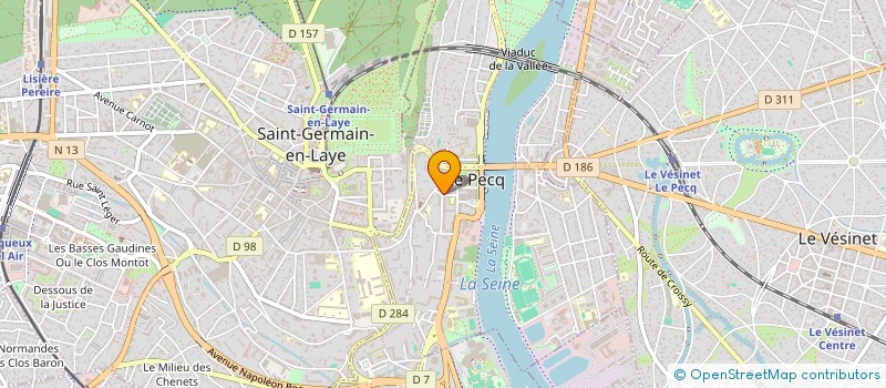 localisation de l'entreprise MONSIEUR IRFANULLAH NIAZI  LE PECQ