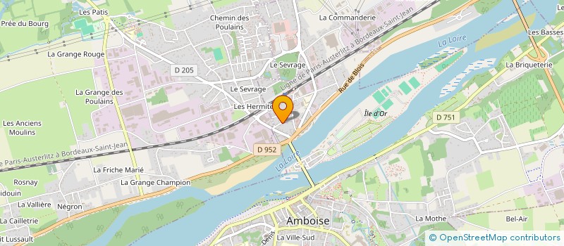 localisation de l'entreprise MONSIEUR IRFANULLAH POPALZAI  AMBOISE