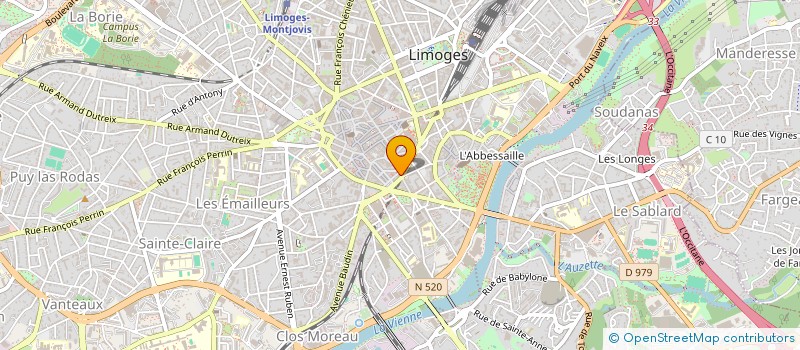 localisation de l'entreprise MONSIEUR IRFANULLAH SAFI à LIMOGES