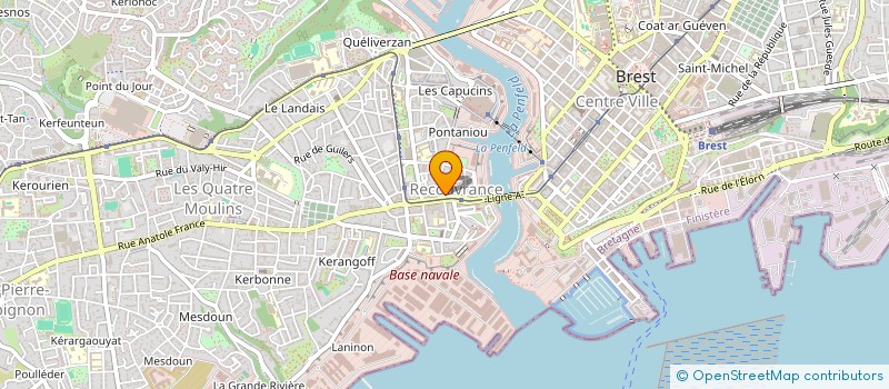 localisation de l'entreprise MONSIEUR IRFANULLAH YARAKHIL à BREST