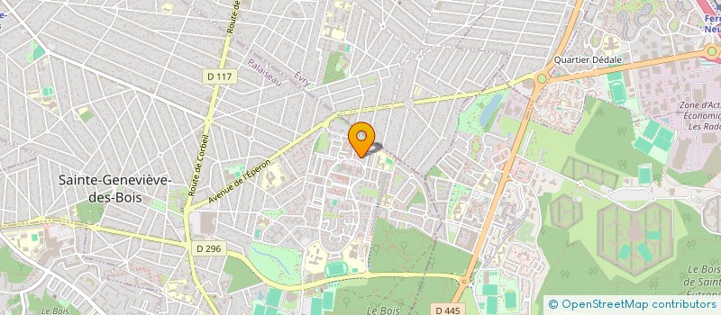 localisation de l'entreprise MONSIEUR IRHAM HAMADI  SAINTE-GENEVIEVE-DES-BOIS