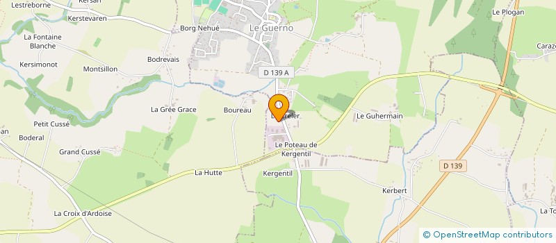 localisation de l'entreprise MONSIEUR IRLAND DANGLADE  LA TRINITE SURZUR