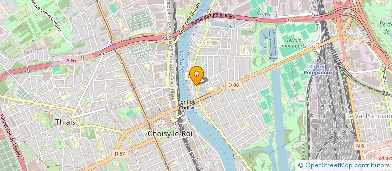 localisation de l'entreprise MONSIEUR IRLANDERSON CARDOSO  CHOISY-LE-ROI