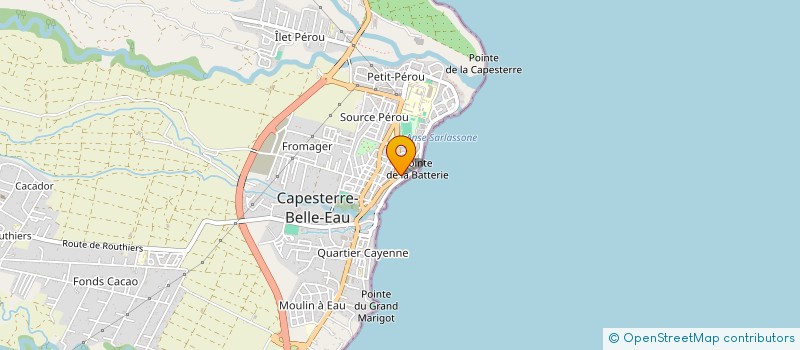 localisation de l'entreprise MONSIEUR IRMIN JOURSON à CAPESTERRE-BELLE-EAU