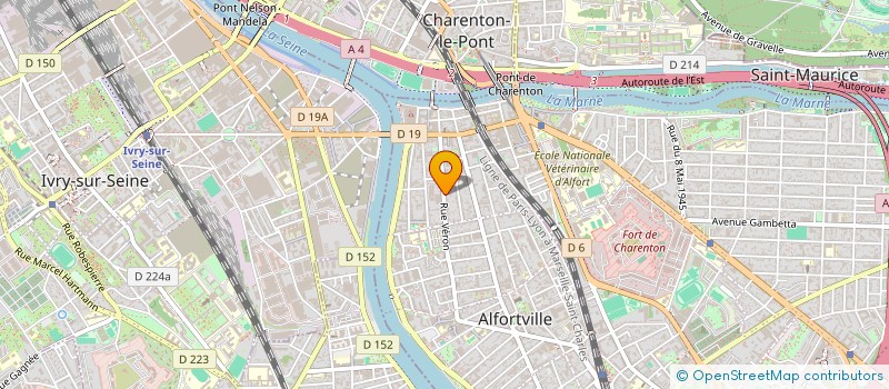 localisation de l'entreprise MONSIEUR IRVAL DE ALMEIDA NUNES à ALFORTVILLE