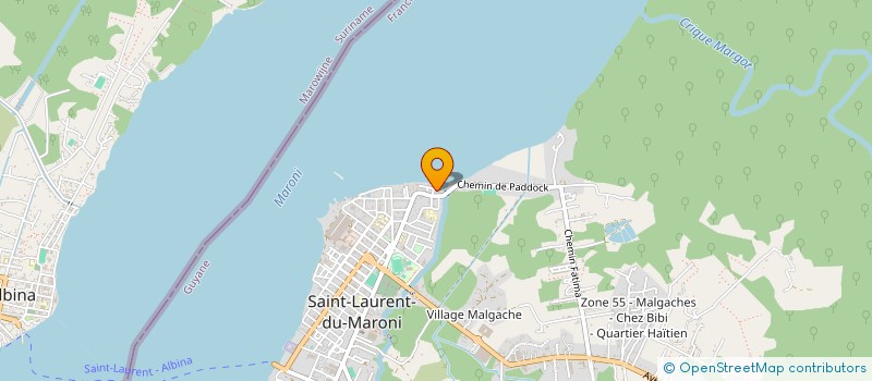 localisation de l'entreprise MONSIEUR IRVIN RISTIE à SAINT-LAURENT-DU-MARONI