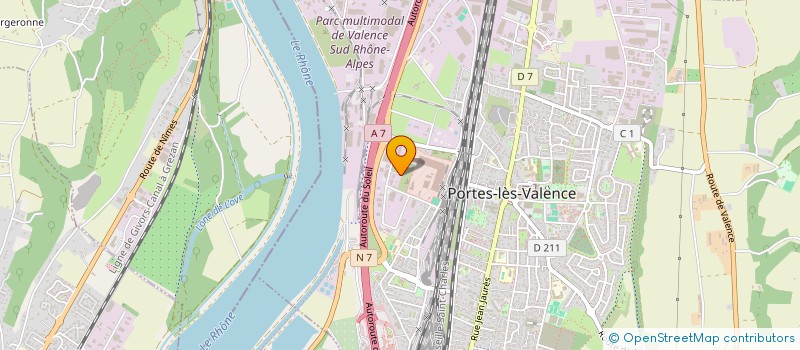 localisation de l'entreprise MONSIEUR IRVINE HINDERCHIED  PORTES-LES-VALENCE