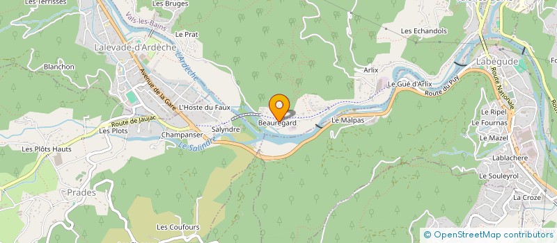 localisation de l'entreprise MONSIEUR IRVING GENCE  VALS-LES-BAINS