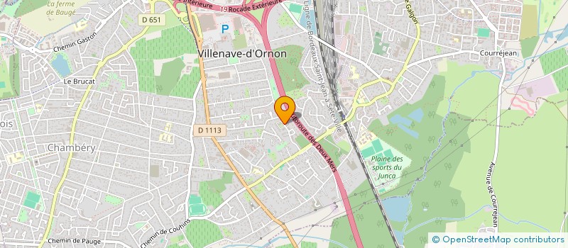 localisation de l'entreprise MONSIEUR IRWIN MAHOUKOU  VILLENAVE-D'ORNON