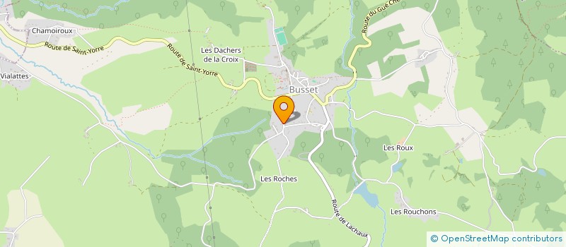 localisation de l'entreprise MONSIEUR IRYLL SINSAINE  BUSSET