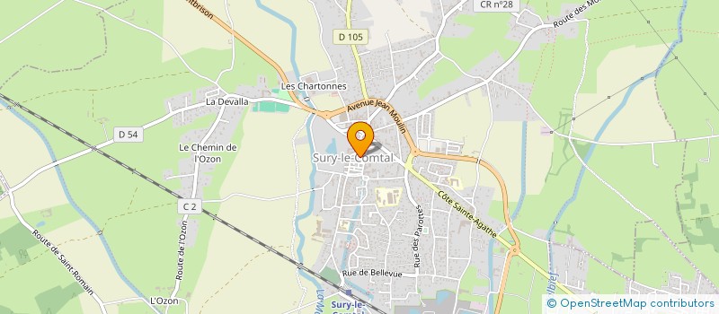 localisation de l'entreprise MONSIEUR ISA BAGLI à SURY-LE-COMTAL
