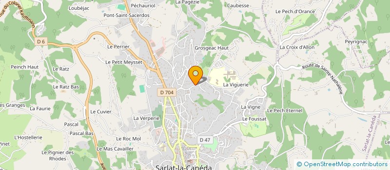 localisation de l'entreprise MONSIEUR ISA BELGACEM à SARLAT-LA-CANEDA