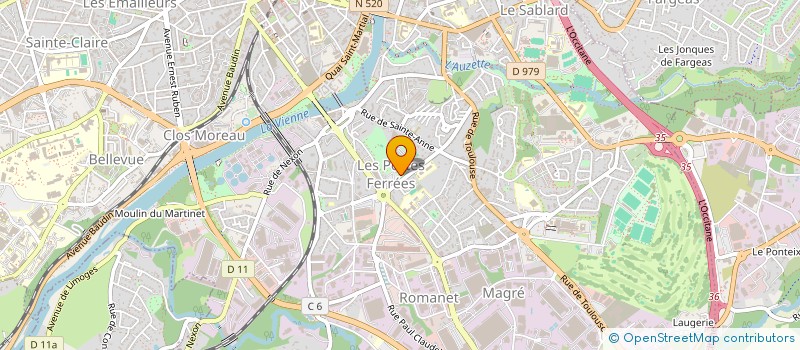 localisation de l'entreprise MONSIEUR ISA SAHINKAYA à LIMOGES