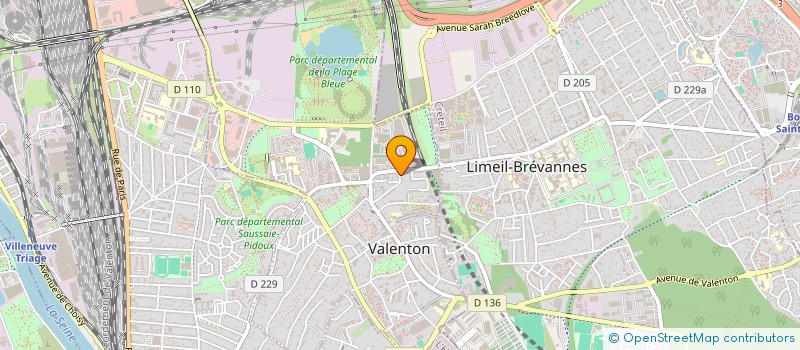 localisation de l'entreprise MONSIEUR ISA SYLLA à VALENTON