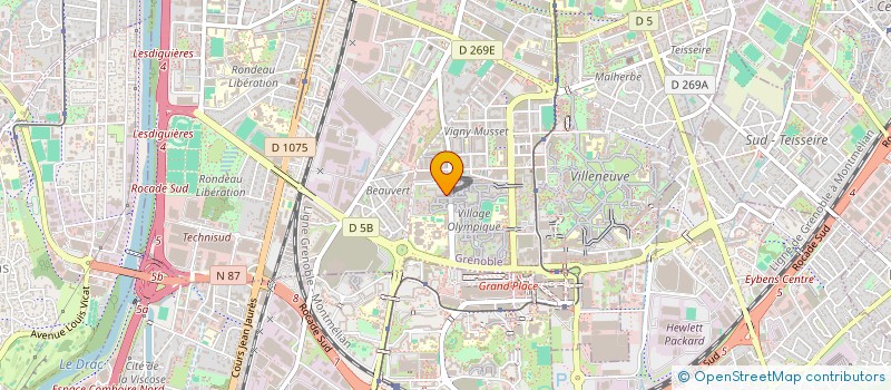 localisation de l'entreprise MONSIEUR ISA YILMAZ  GRENOBLE