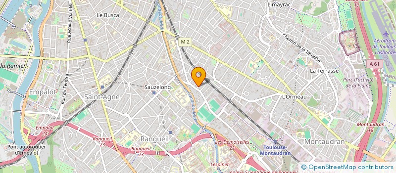 localisation de l'entreprise MONSIEUR ISAAC AGUER  TOULOUSE