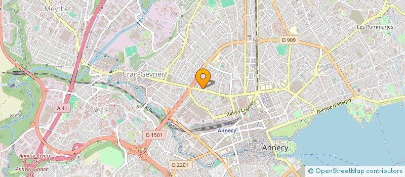 localisation de l'entreprise MONSIEUR ISAAC AKSEN à ANNECY