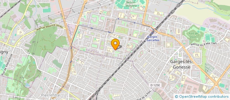 localisation de l'entreprise MONSIEUR ISAAC ARNAUD  SARCELLES