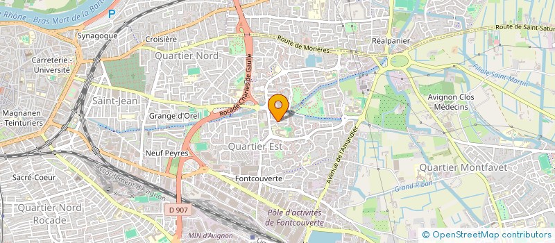 localisation de l'entreprise MONSIEUR ISAAC ASFOUR  AVIGNON