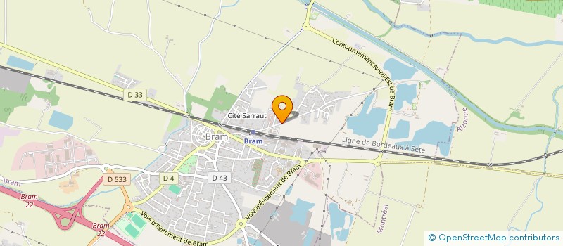 localisation de l'entreprise MONSIEUR ISAAC BAUER  BRAM