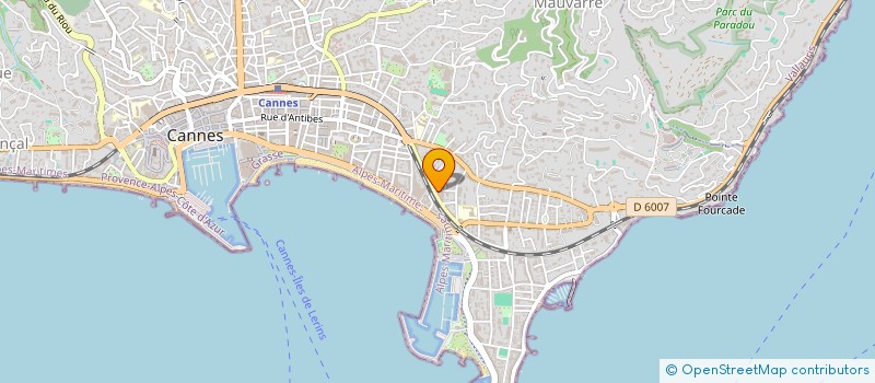 localisation de l'entreprise MONSIEUR ISAAC BENAYOUN  CANNES