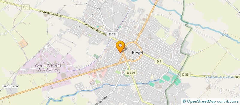 localisation de l'entreprise MONSIEUR ISAAC BENHALIMA  REVEL