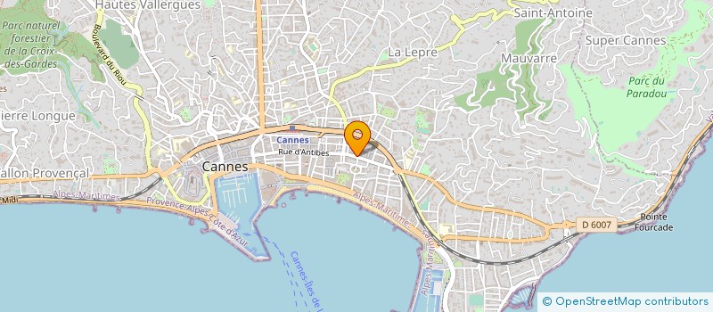localisation de l'entreprise MONSIEUR ISAAC BODOKH à CANNES