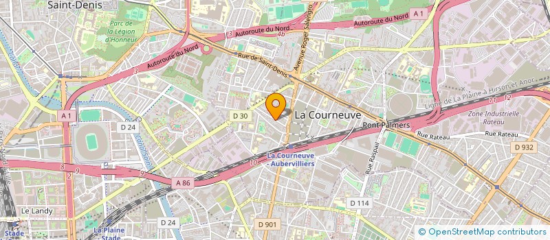 localisation de l'entreprise MONSIEUR ISAAC CHEKROUNE à LA COURNEUVE