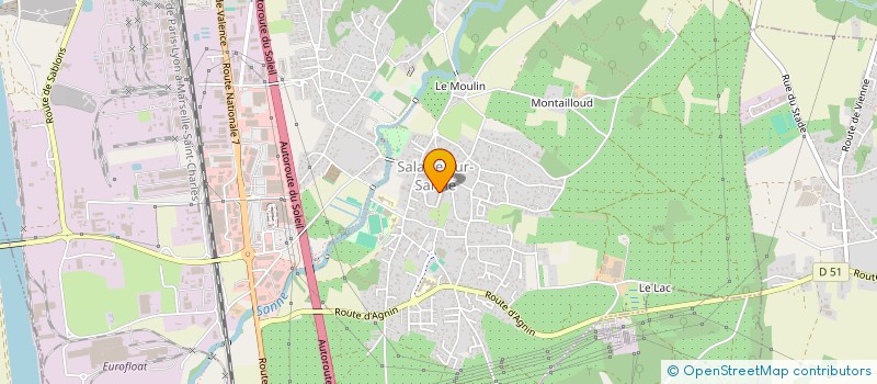 localisation de l'entreprise MONSIEUR ISAAC DASSONNEVILLE  SALAISE-SUR-SANNE