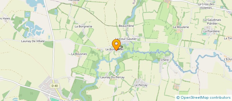 localisation de l'entreprise MONSIEUR ISAAC DELORME  SAINT-AUBIN-DES-CHATEAUX