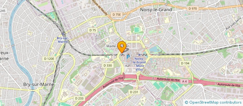 localisation de l'entreprise MONSIEUR ISAAC DESIRE GOUENE  NOISY-LE-GRAND