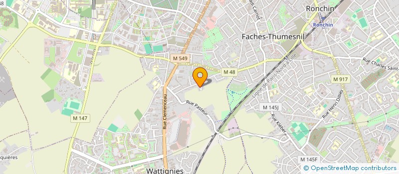 localisation de l'entreprise MONSIEUR ISAAC EUSTACHE  WATTIGNIES