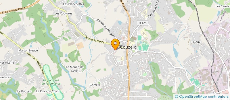localisation de l'entreprise MONSIEUR ISAAC FLORES à COUZEIX
