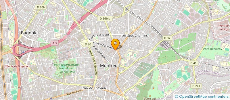 localisation de l'entreprise MONSIEUR ISAAC HABARUGIRA à MONTREUIL