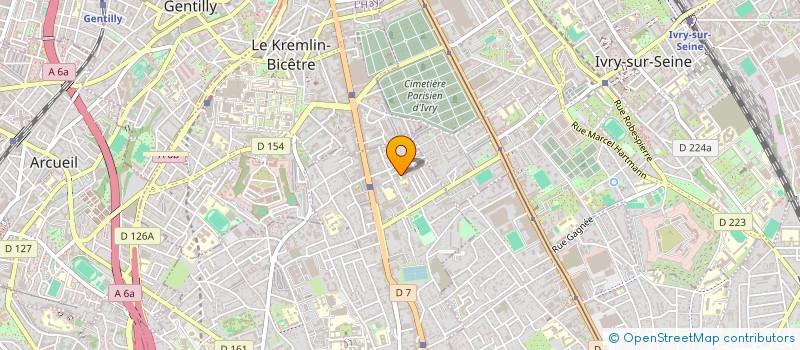 localisation de l'entreprise MONSIEUR ISAAC HADDAD  VILLEJUIF