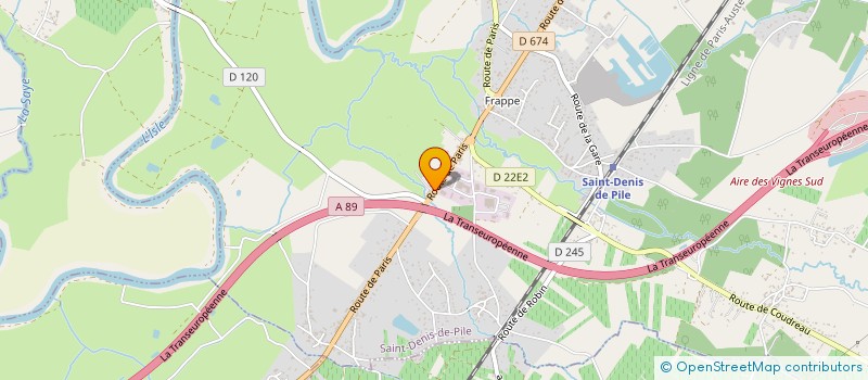 localisation de l'entreprise MONSIEUR ISAAC HOFFMANN  SAINT-DENIS-DE-PILE