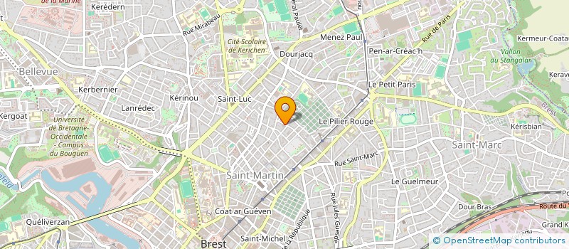 localisation de l'entreprise MONSIEUR ISAAC HOSMALIN à BREST