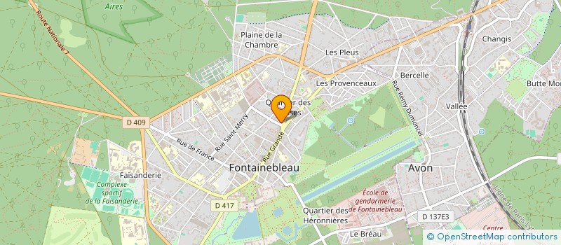 localisation de l'entreprise MONSIEUR ISAAC HULI à FONTAINEBLEAU