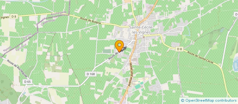 localisation de l'entreprise MONSIEUR ISAAC KAMDEM  SAINTE-CECILE-LES-VIGNES