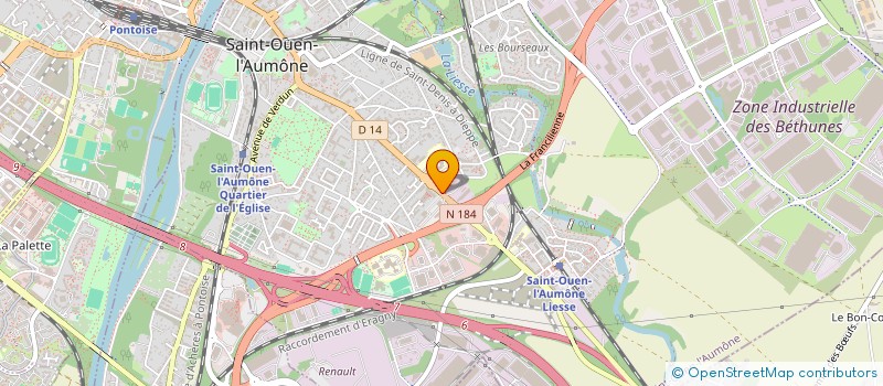 localisation de l'entreprise MONSIEUR ISAAC KORACHI  SAINT-OUEN-L'AUMONE