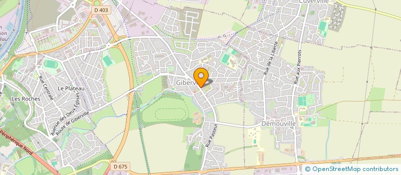 localisation de l'entreprise MONSIEUR ISAAC LAGRAIN  GIBERVILLE