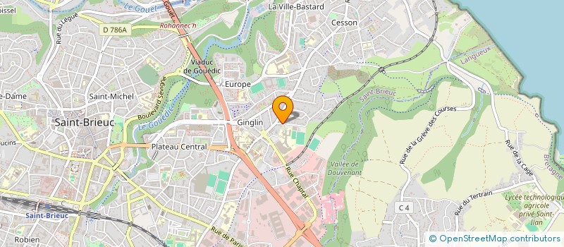 localisation de l'entreprise MONSIEUR ISAAC LALANDEC à SAINT-BRIEUC