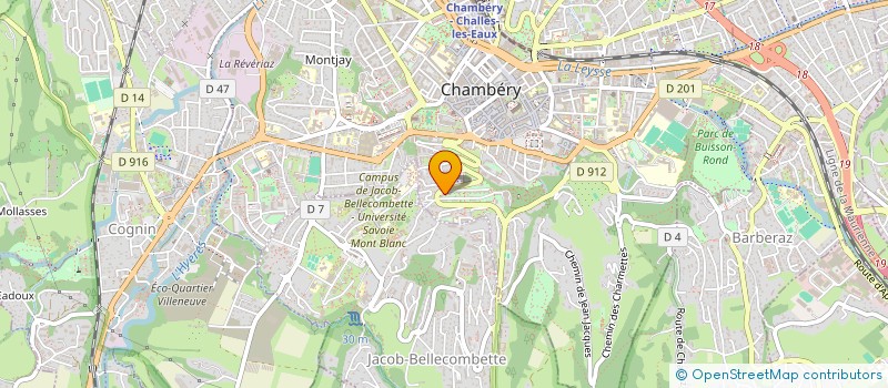 localisation de l'entreprise MONSIEUR ISAAC MESSELEF  CHAMBERY