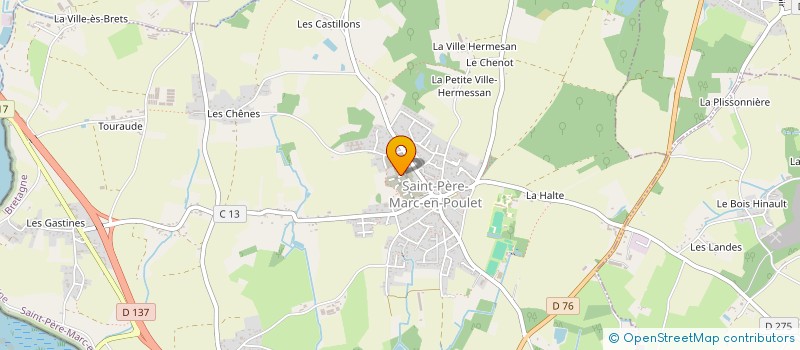 localisation de l'entreprise MONSIEUR ISAAC MICHEL HIVER  SAINT-GUINOUX