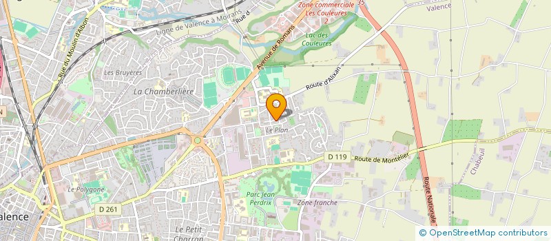 localisation de l'entreprise MONSIEUR ISAAC MOHAMED  VALENCE