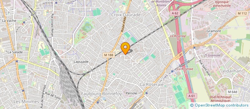 localisation de l'entreprise MONSIEUR ISAAC OFFOR à TOULOUSE