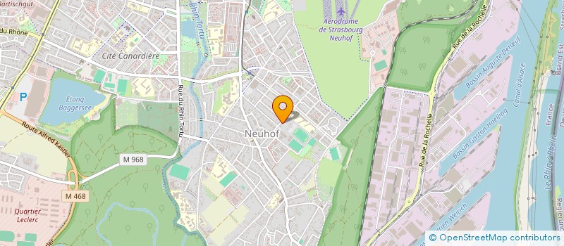 localisation de l'entreprise MONSIEUR ISAAC OUENDENO  STRASBOURG