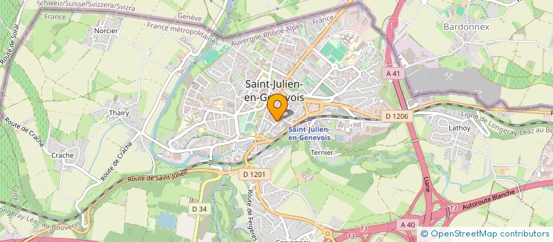 localisation de l'entreprise MONSIEUR ISAAC PRUDENT à SAINT-JULIEN-EN-GENEVOIS